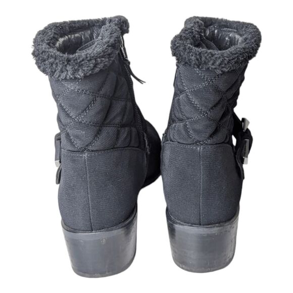 STUART WEITZMAN Furgorby Aquatex Faux Fur Ankle Boot Size 8.5M - Picture 5 of 9